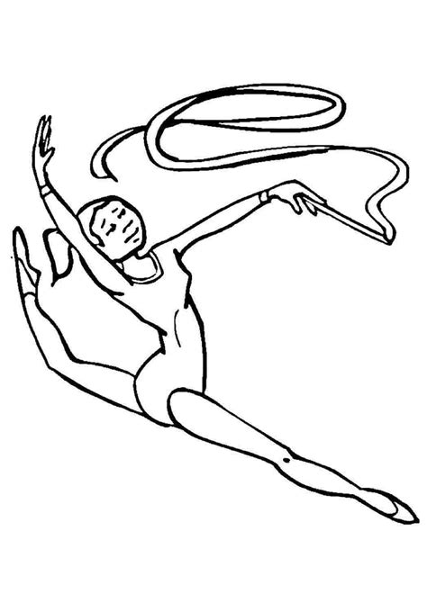 Coloriage Gymnastique Imprimer