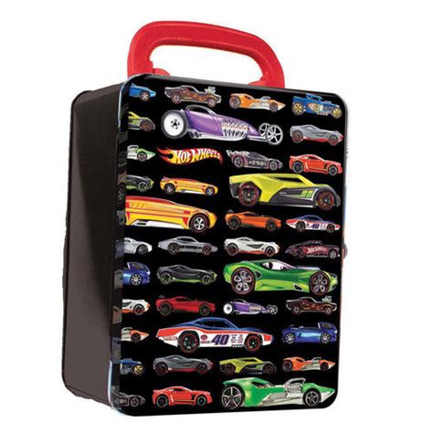 Hot Wheels Maleta Metálica Preta Porta Carrinhos Intek nas Lojas Americanas