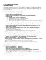 Module Review Questions Docx Ntr Medical Nutrition Therapy Iii