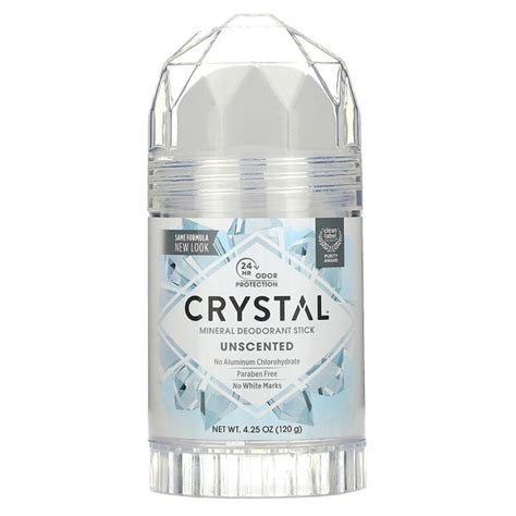 Дезодорант-карандаш Crystal Body Deodorant Минеральный Без запаха, 120 ...