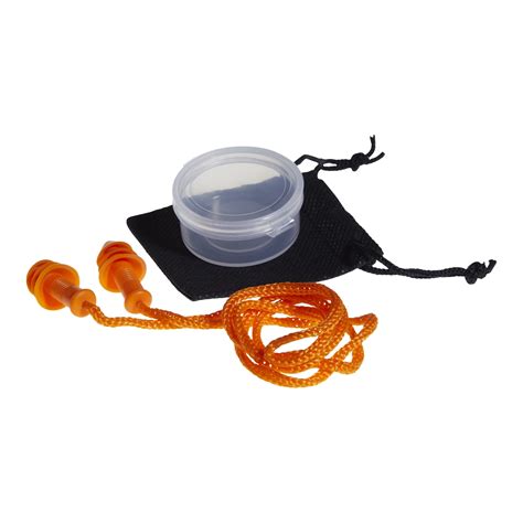 Allen Company Reusable Hearing Protection Corded Earplugs With Case