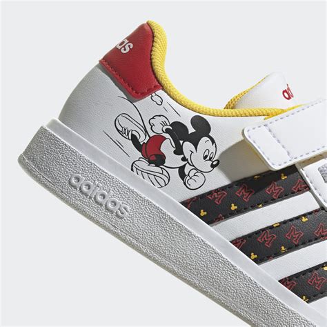 Adidas X Disney Grand Court Mickey Hook And Loop Shoes