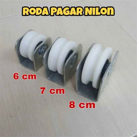 Roda Pagar Nilon Roda Pintu Gerbang Bering Baru Roda Nilon Pagar Besi