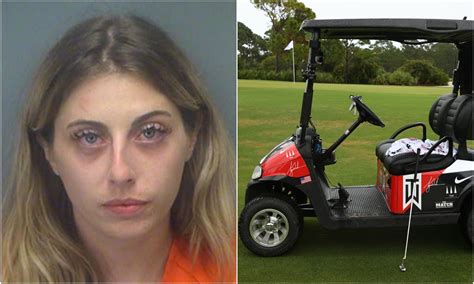 Completely Nude Woman Drove A Golf Cart Through A Stand Off Between