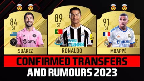 FIFA 24 NEW CONFIRMED TRANSFERS AND RUMOURS ft Ronaldo Suárez Mbappé