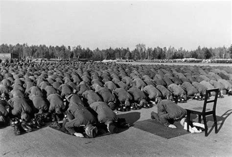 Waffen Ss 13th Division At Prayer 1943 Muslim Ss Division Consisted