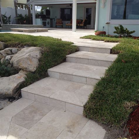 Ivory Travertine Pavers Photos Ideas Houzz