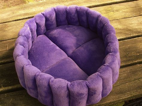 Purple Cat Bed Small Dog Beds Round Washable Pet Bed - Etsy