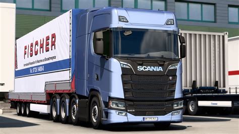 ETS2 Scania S High Roof POV Cargo Delivery Driving With Logitech G29