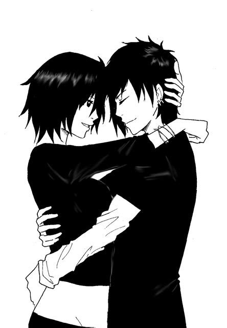 Anime emo love couple by shadouge106 on DeviantArt