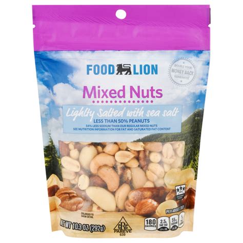 Save On Food Lion Mixed Nuts With Less Than Peanuts Lightly Salted