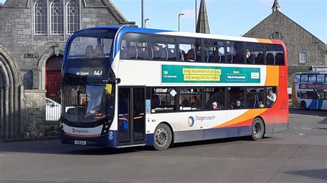 X27 Stagecoach Fife ADL Enviro 400 MMC SH 11176 YX19 OUA YouTube