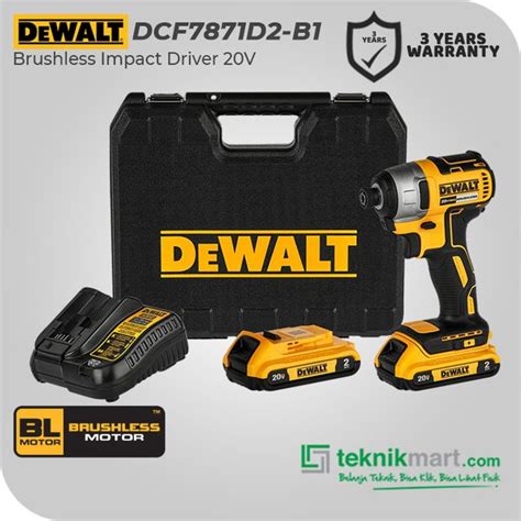 Jual Dewalt Brushless Impact Driver Obeng Impact Baterai 1820v