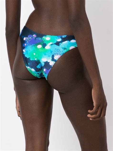 Lenny Niemeyer Mid Rise Abstract Print Bikini Bottoms Farfetch