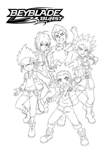 Desenho Para Colorir Beyblade Burst Turbo - Beyblade Burst Valtryek Turbo Colorir Desenhos Coloriages Toupie Valt ...