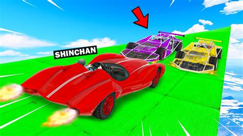 HOW MANY RAMP BUGGYS CAN SHINCHAN DODGE IN FACE TO FACE GTA 5 YouTube