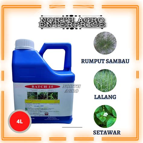 Batch Glufosinate Ammonium Racun Rumput Dan Lalang Sama