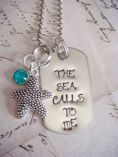 Hand Stamped Beach Necklaces With Great Sayings Quotes Artofit