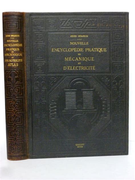 Atlas de la Nouvelle Encyclopédie Pratique de Mécanique et d