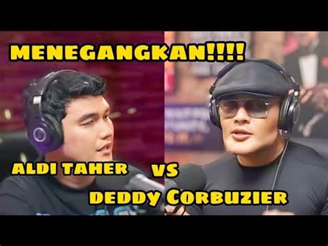 Bikin Tegang Antara Aldi Taher Dan Deddy Corbuzier Momen Podcast