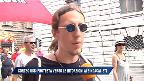 24 06 2017 CORTEO USB PROTESTA VERSO LE RITORSIONI AI SINDACALISTI