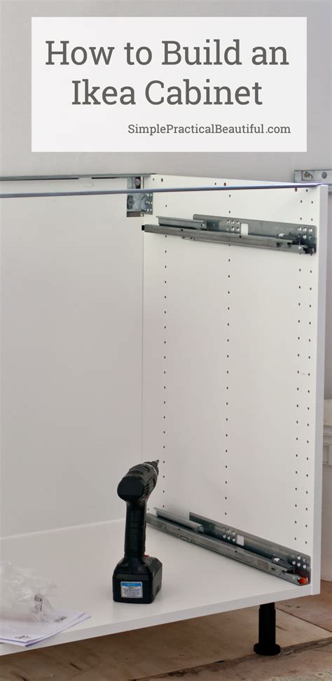 How to Assemble an IKEA SEKTION base cabinet - Simple Practical Beautiful