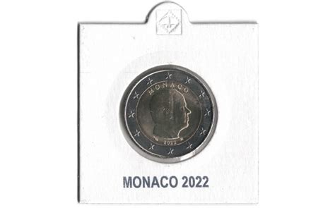 Monaco 2 Euro 2022 Kursmünze Eurocoinhouse