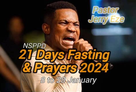 NSPPD 21 Fasting And Prayer Jerry Eze Monday 8 January 2024