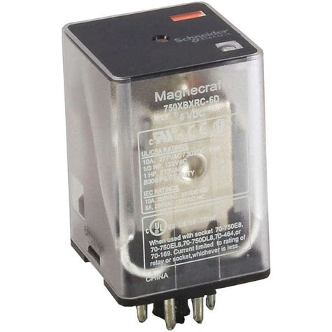 Schneider Electric 750XBXRC 24D 35KR30 Plug In Relay 8 Pins Octal 24VDC