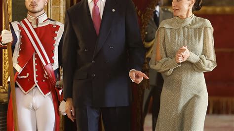 En imágenes Recepción de los reyes en el Palacio Real el 12 de