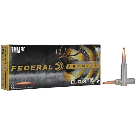 Federal Premium 7mm PRC 175gr Eld X 20CT Republic Ammunition