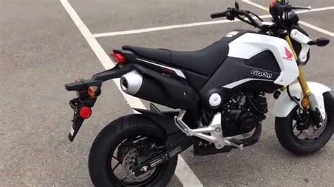 2015 Honda Grom 125 In White Honda Of Knoxville Youtube