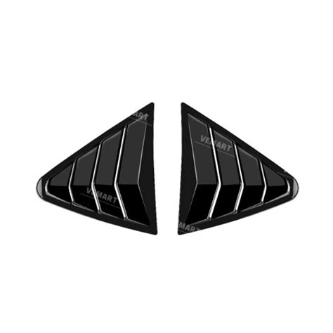 Vemart Perodua Myvi Gen3 Gm3 Carbon Fiber Triangle Window Cover