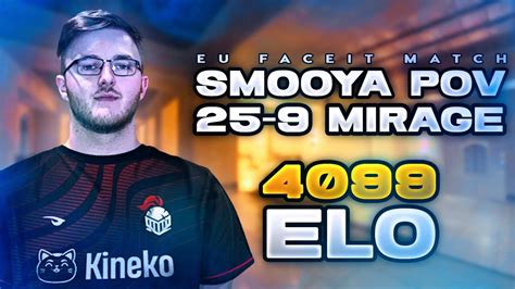 Pov Smooya Mirage Elo Eu Faceit Match Youtube