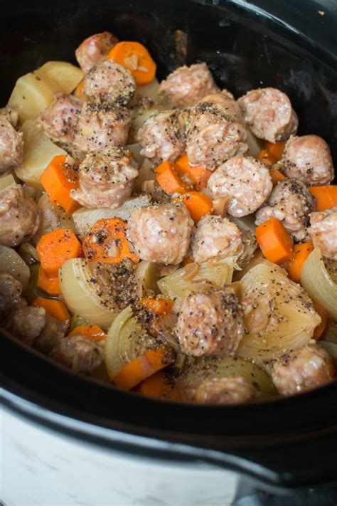 Slow Cooker Sausage And Cabbage Recipe Easy And Ready In 6 Hours