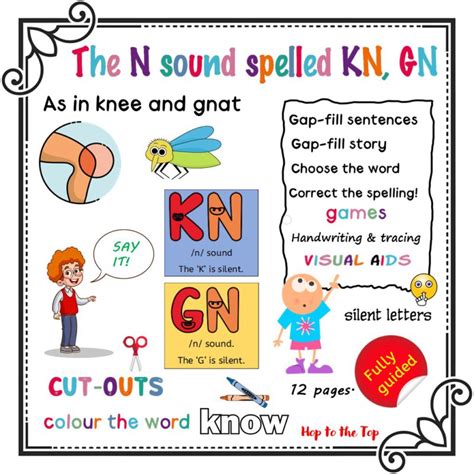 Kn And Gn Spelling The Short N Sound Words Teacha