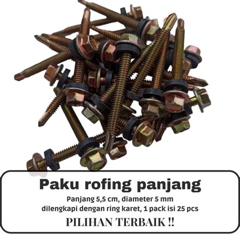 Baut Rofing Baut Baja Ringan Cm Isi Pcs Lazada Indonesia