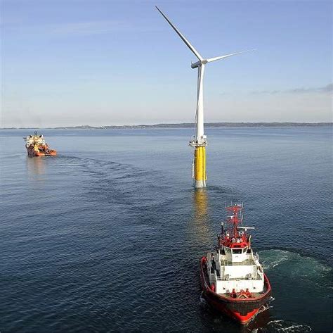 Instalada Primeira Turbina Eólica Oceânica Flutuante Revista Virtual