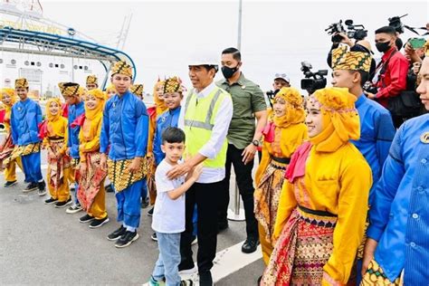 Jokowi Ke Jateng Resmikan Tol Semarang Demak Ajak Jan Ethes