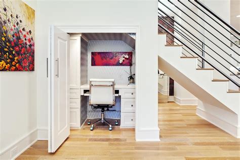 Marvelous Photo Of Reading Area Under Stairs Closet Makeover Small