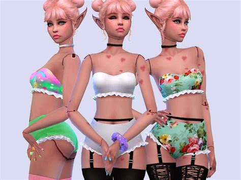 Pin On Sleepwear Lingerie Sims 4