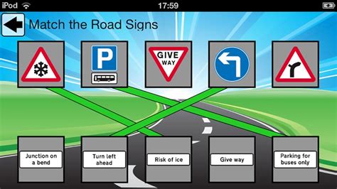 Road Signs Quiz - fun way to learn Highway Code by Matchkin