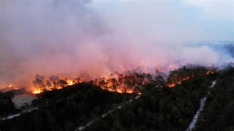 Video Crews Battle Brush Fire As It Nears Homes In Sebring