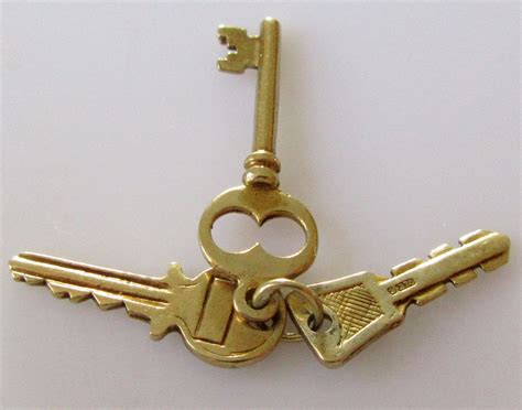 9ct Gold House Keys Charm Or Pendant Etsy Gold Pendant House Keys