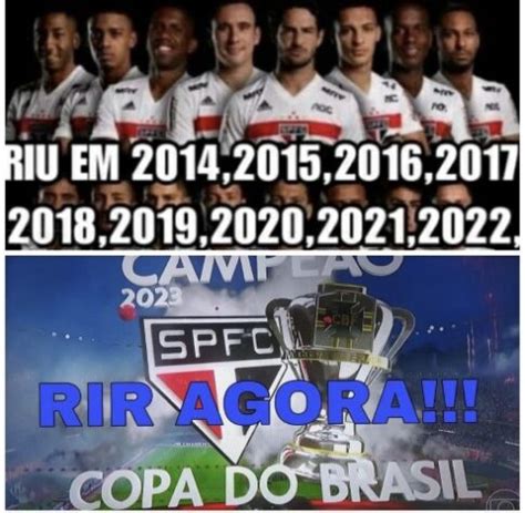 Web bomba memes do título do São Paulo na Copa do Brasil Flamengo