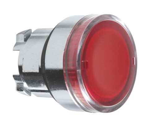 Zb Bw Wertek Cabeza Para Pulsador Iluminado Rojo