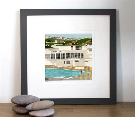 Saltdean Lido Framed – Resident Artisan