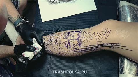 Arya Stark From Game Of Thrones Trash Polka Style Tattoo Youtube