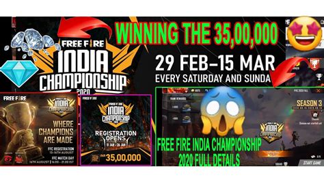 Free Fire Battlegrounds Free Fire India Championship Full