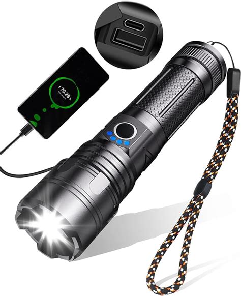 Maxesla Lampe Torche Led Ultra Puissante Lumens Tactique